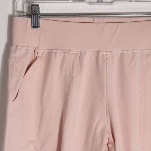 Pact Organic Cotton Pale Pink Jogger Pants Womens Small Pull On Comfort Casual - Picture 3 of 6
